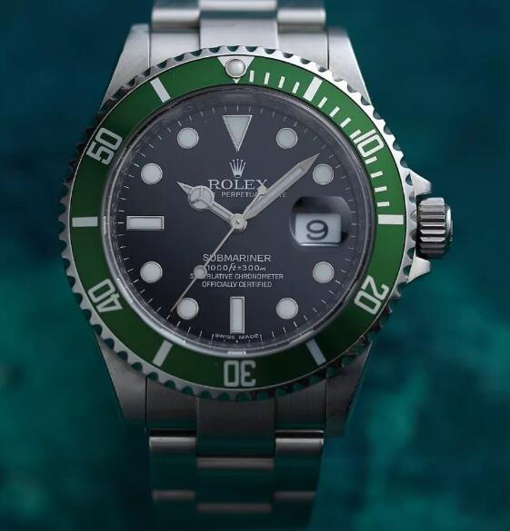 The green bezel Submariner is very popular.