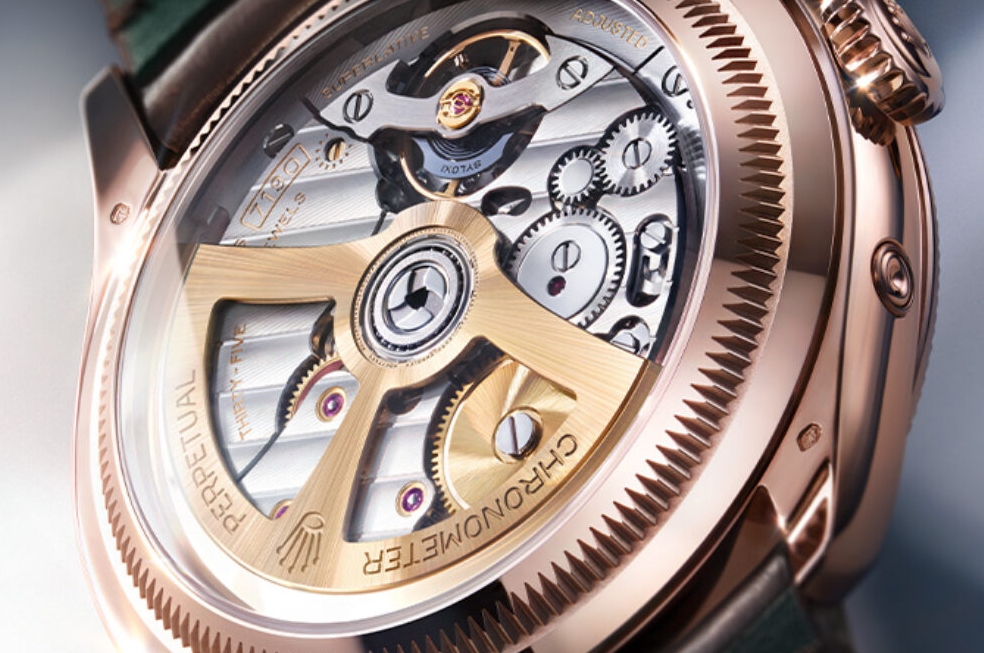 Rolex Padellone replica watch movement and display caseback